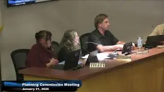 January 21, 2026 City of Avalon Planning Commission Meeting
