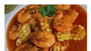 CARA MEMBUAT UDANG SAUS PADANG ALA RESTO SEAFOOD. 