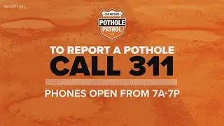 Pothole Patrol patching up streets all around San Antonio but they need your help