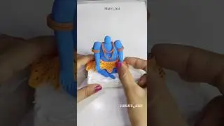 Mahakal idol ❤️🙏 how to make Super Clay Mahadev Murti Making 🌸🙏#mahadev_idol #mahakal_idol #shorts