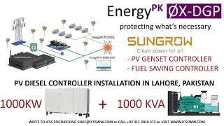 Sungrow PV Genset Controller - Lahore - 1 MW Sungrow with 1000KVA Genset 1000 KVA Transformer