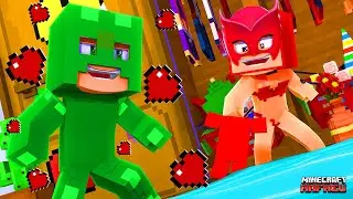 LAGARTIXO espiou a CORUJITA de BIQUINI no Minecraft