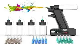 #SHANGSE No-Clean Airbrush Kit-30PSI  Rechargeable Cordless Quick Spray Portable Tools for Model Pa