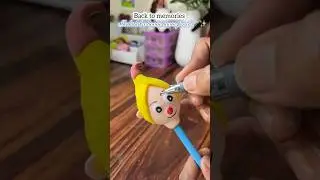 Shakalaka boom boom pencil🪄 #airdryclay #shakalakaboomboom #craft #diy #ytshorts