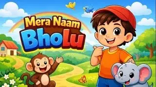 Mera Naam Bholu🤪मेरा नाम भोलू है | Kids Music |  #meranaambholu #kidsmusic
