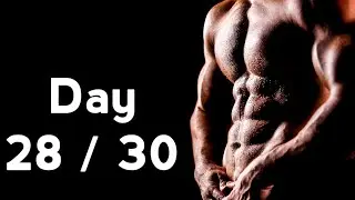 30-дневная программа тренировок для пресса Six Pack, день: 28/30