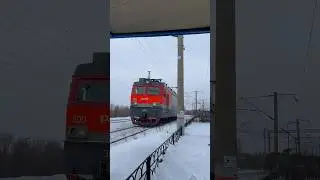 ЭП1-300 резервом в Парк А ❤️&zwj;🔥 #rzd #train #railway #орск #эп1