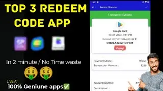 top 3 Play Store redeem code apps | free play Store redeem code | new earning apps |