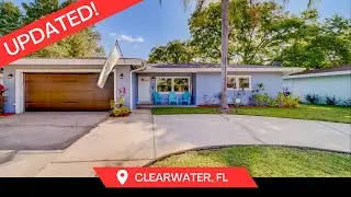 TOUR THIS UPDATED CLEARWATER FLORIDA HOME