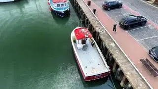 View Over Arbroath Harbour – Short Drone Flight