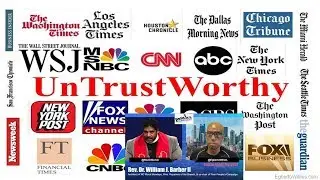 Rev.  Dr.  William J.  Barber II challenges mainstream media dereliction for Right Wing complicity