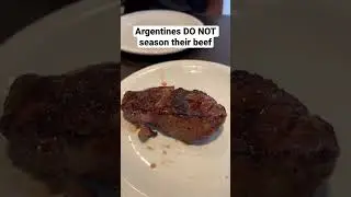 Аргентина НЕ приправляет мясо