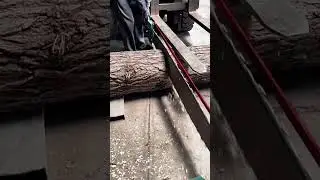 Round wood cutting process #smartwork #goodtools