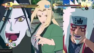 Team Kakashi VS The Legendary Sannin  (Naruto Shippuden Ultimate Ninja Storm 4)
