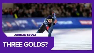 Jordan Stolz Chasing Historic 3 Gold Medals at 2026 Winter Olympics | Team USA Speed Skating