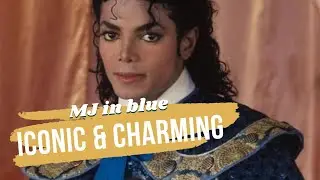 Michael Jackson in Iconic Blue | Legendary Looks Compilation 💙 MJ's Aura in 🔵