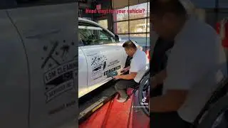 Custom vinyl installation