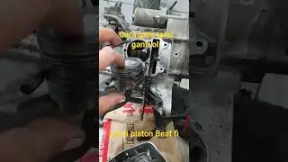 Beat fi ganti piston , turun mesin beat fi , oli mesin cepat habis #bengkel #mekanik  #beat #shorts