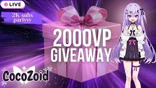 🔥 1000 VP x 2 GIVEAWAY! | 2K Celebration Live! Valorant LIVE|#girlgamer#vtuber#cocozoid