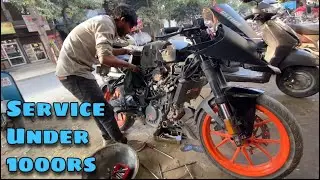 Cheapest KTM RC Service | KTM RC Service from Local Mechanic | GSTUBE