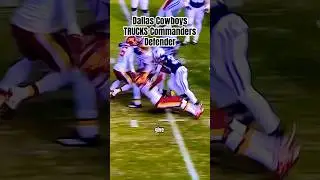 Dallas Cowboys&rsquo; JAVONTE WILLIAMS RUNS over Commander&rsquo;s defender #shorts