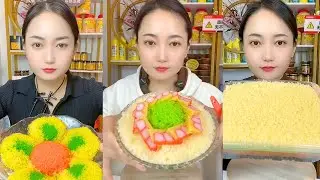 Rainbow Fish Roe ASMR Eating Sounds | Colorful Texture Mukbang #292