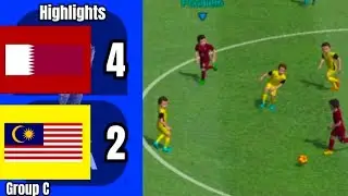 Highlights Qatar 🇶🇦 4-2 Malaysia 🇲🇾 VL World Cup PLS 26 khu vực Châu Á Group C #proleaguesoccer 