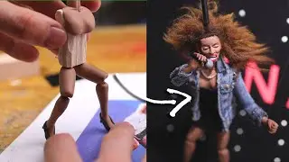 TINA TURNER TRIBUTE – Making a DANCE PUPPET with Clay!