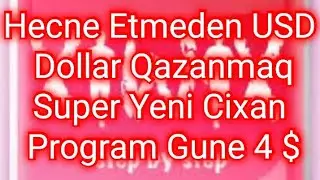 Yeni Cixan program. Hecne etmeden USD qazanmaqa basla. 2021
