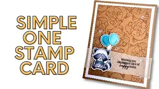 Using Stamps to make a CUTE Background for your Cards - @BrassandBlissCraftCo