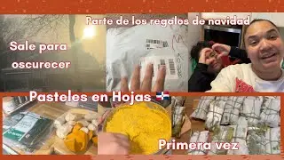 Salió para irse🤣Hicimos pasteles en hojas Dominicanos 🇩🇴Parte de los regalos de navidad ❤️🎄