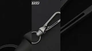 Unisex, Rotatable Titanium Keychain for Outdoor Adventures