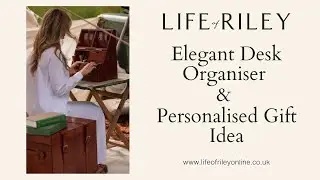 Luxury Leather Stationery Box | Elegant Desk Organiser & Personalised Gift Idea