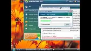 Vista Defender 2013 virus removal video