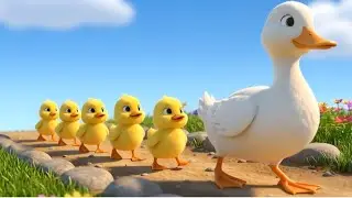 Five Little Ducks | Nursery Rhymes for Kids | Counting Songs | 3D Animation | Super Hashi Kids
