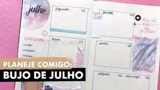BULLET JOURNAL DE JULHO: F&Eacute;RIAS!! ✈️| Marina Viabone