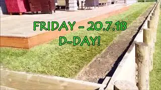 Wet soil to Instant Turf - all in a weeks work.