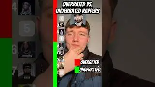 OVERRATED vs UNDERRATED Rappers 😳 #rap #jayz #shorts
