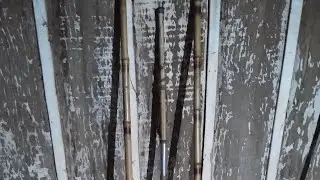 fazendo berimbau de caniço veja como ficou