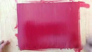 Linocut Process:  Staining the Lino