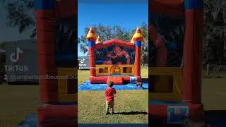 SPIDERMAN #inflatabletoy #moonwalker #walkableinflatables #bouncehouse