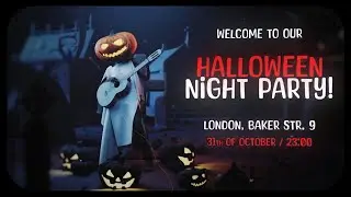 Halloween Costumes Party Invitation - After Effects Template