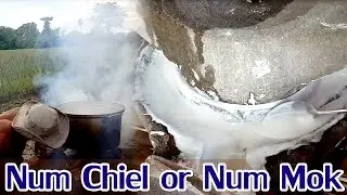 Village food factory, Asian Food for Khmer traditional cake - Num Chiel or Num Mok