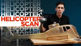 3D Scanning a Helicopter? | 3D Scanning Fiberglass Shells and Reflective Surfaces with Einscan HX