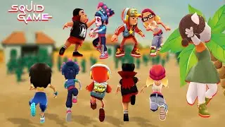 SQUID GAME FUNNY~🚦🚩🤣 Subway Surfer