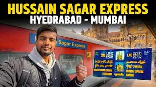 12702 Hussain Sagar Superfast Express Hyderabad - CSMT Mumbai | Train Journey | @DiwakarGupta