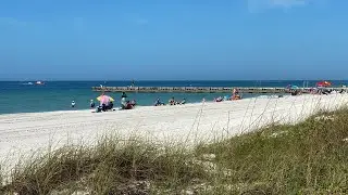 Bradenton Beach live walk on the beach