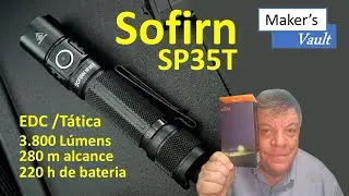 Sofirn SP35T – Lanterna de 3.800 Lúmens com dois modos de operação: EDC e Tático