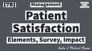 Patient Satisfaction | Elements | Impacts | Survey | Management & Leadership | Hindi |