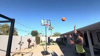 Portable Basketball Hoop & Goals Height Adjustable Basketball Hoop Goal with Backboard